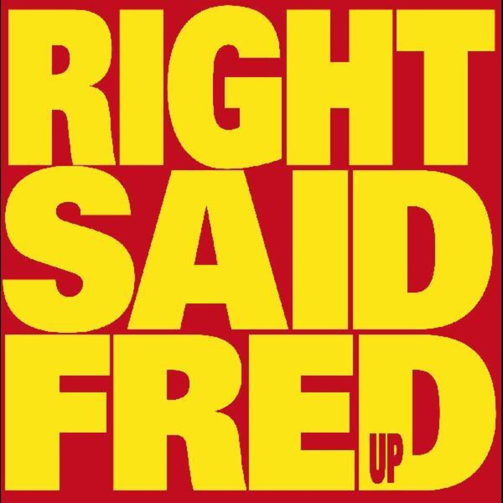 the album cover for Right Said Fred - Up [Colored Vinyl] [Limited Edition] (Red) [Download Included]