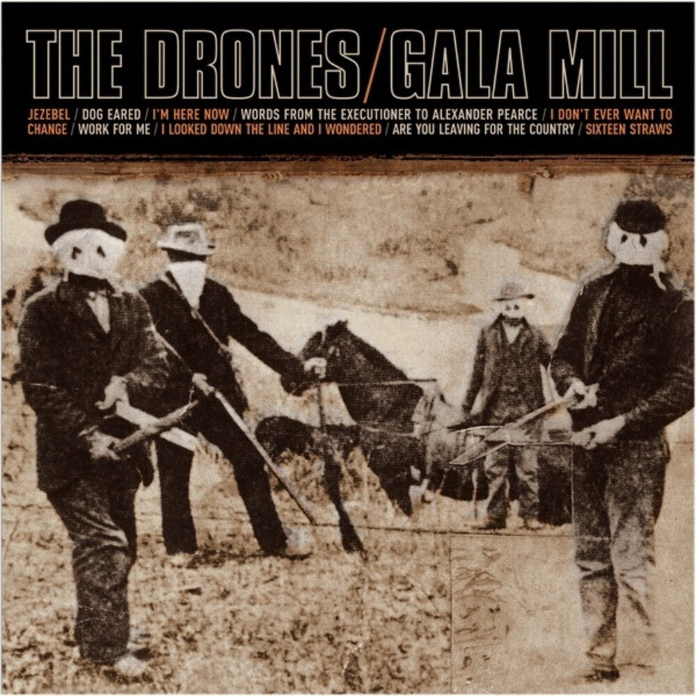 the album cover for Drones - Gala Mill