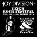 the album cover for Joy Division - Leigh Rock Festival 1979 [Indie Exclusive Limited Edition Red LP]