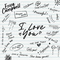 the album cover for Erica Campbell - I Love You