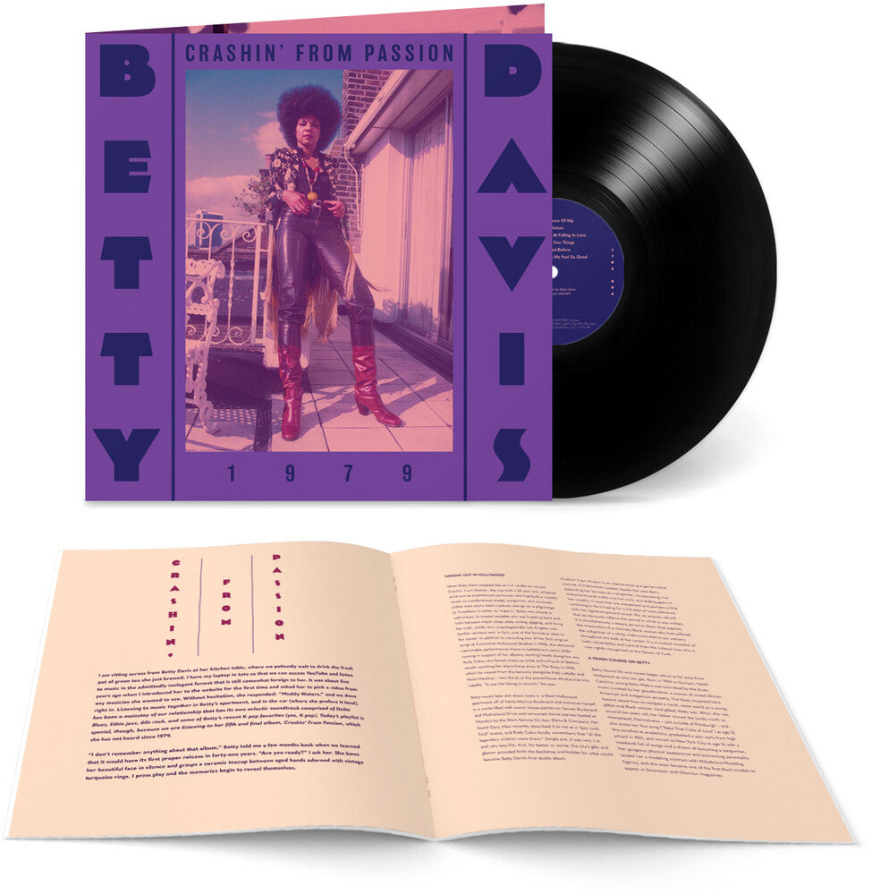the album cover for Betty Davis - Crashin' From Passion