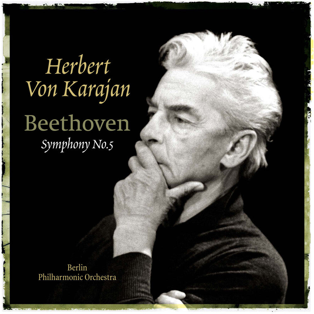 the album cover for Beethoven / Karajan / Berlin Philharmonic - Beethoven: Symphony 5 In C Minor Op 67 [Colored Vinyl]