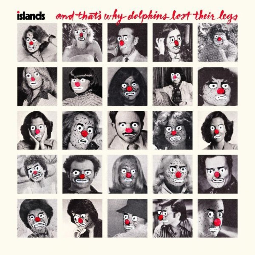 the album cover for Islands - And That's Why Dolphins Lost Their Legs [Limited Edition Red LP]