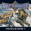the album cover for Bolt Thrower - Mercenary (Blk) [Colored Vinyl] (Ylw)