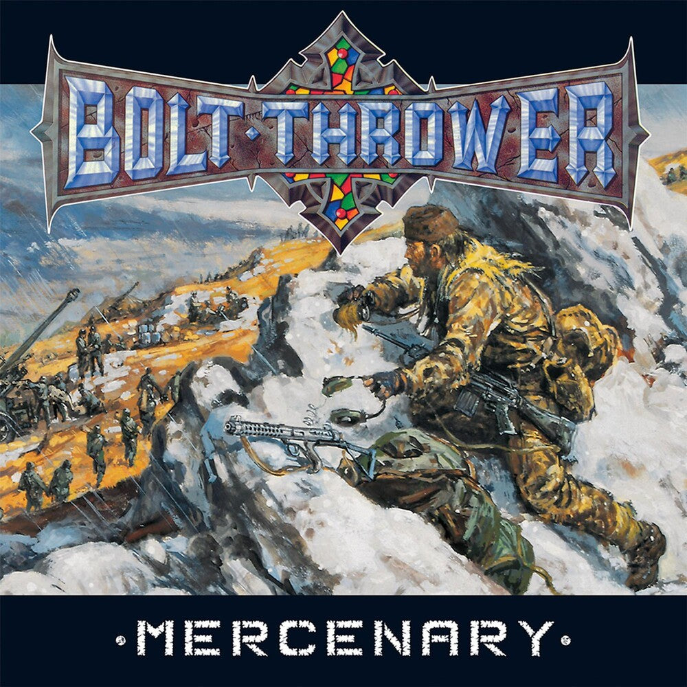 the album cover for Bolt Thrower - Mercenary (Blk) [Colored Vinyl] (Ylw)