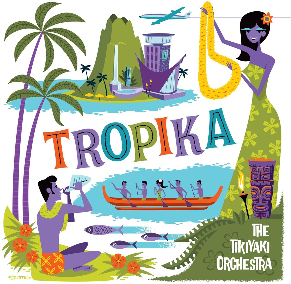 the album cover for The Tikiyaki Orchestra - Tropika [LP]