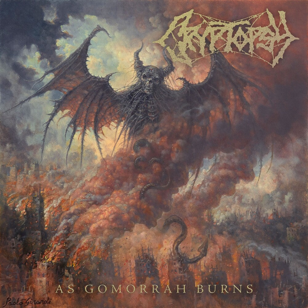 the album cover for Cryptopsy - As Gomorrah Burns