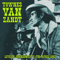 the album cover for Van Townes Zandt - Live In Johnson City Tn April 1985