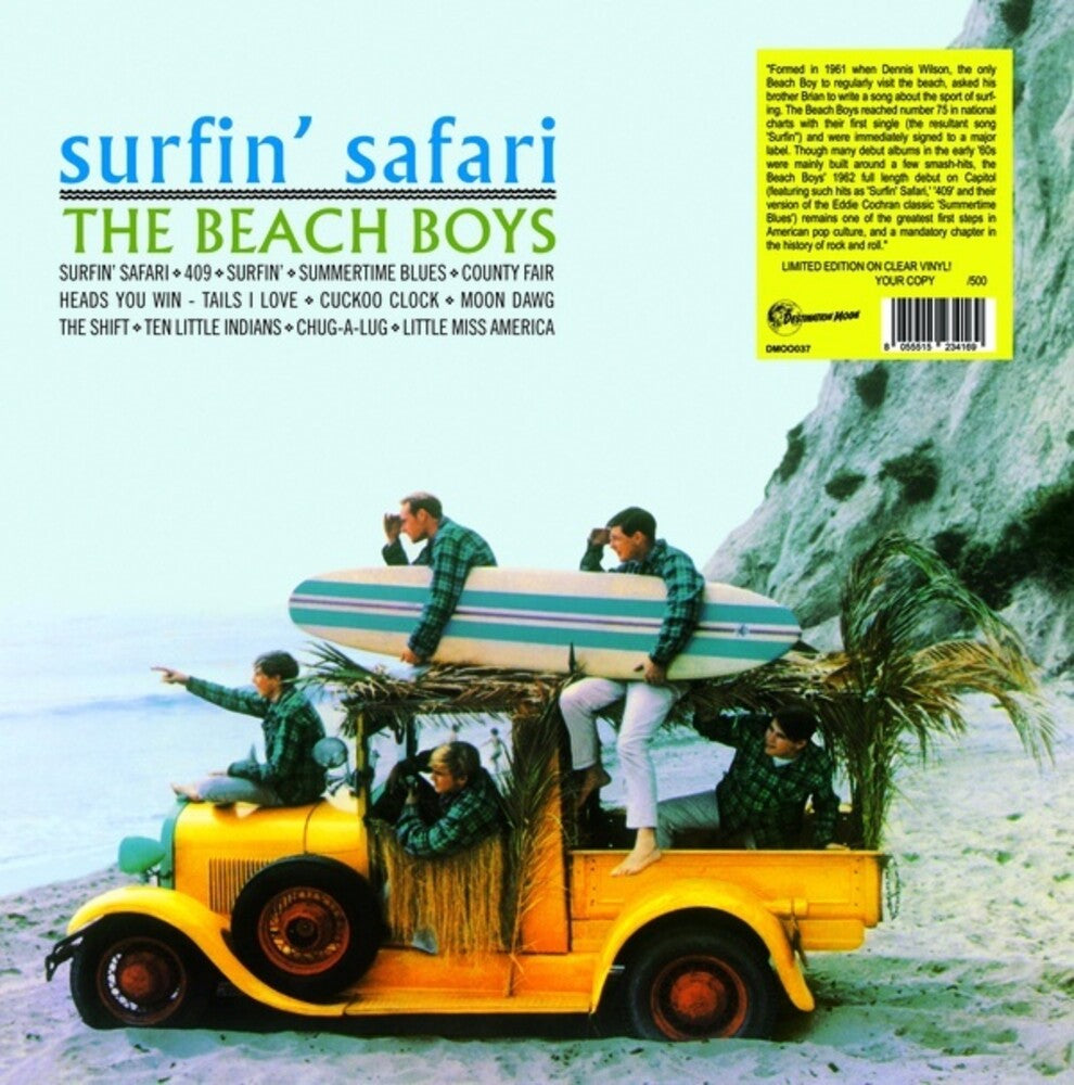 the album cover for The Beach Boys - Surfin' Safari