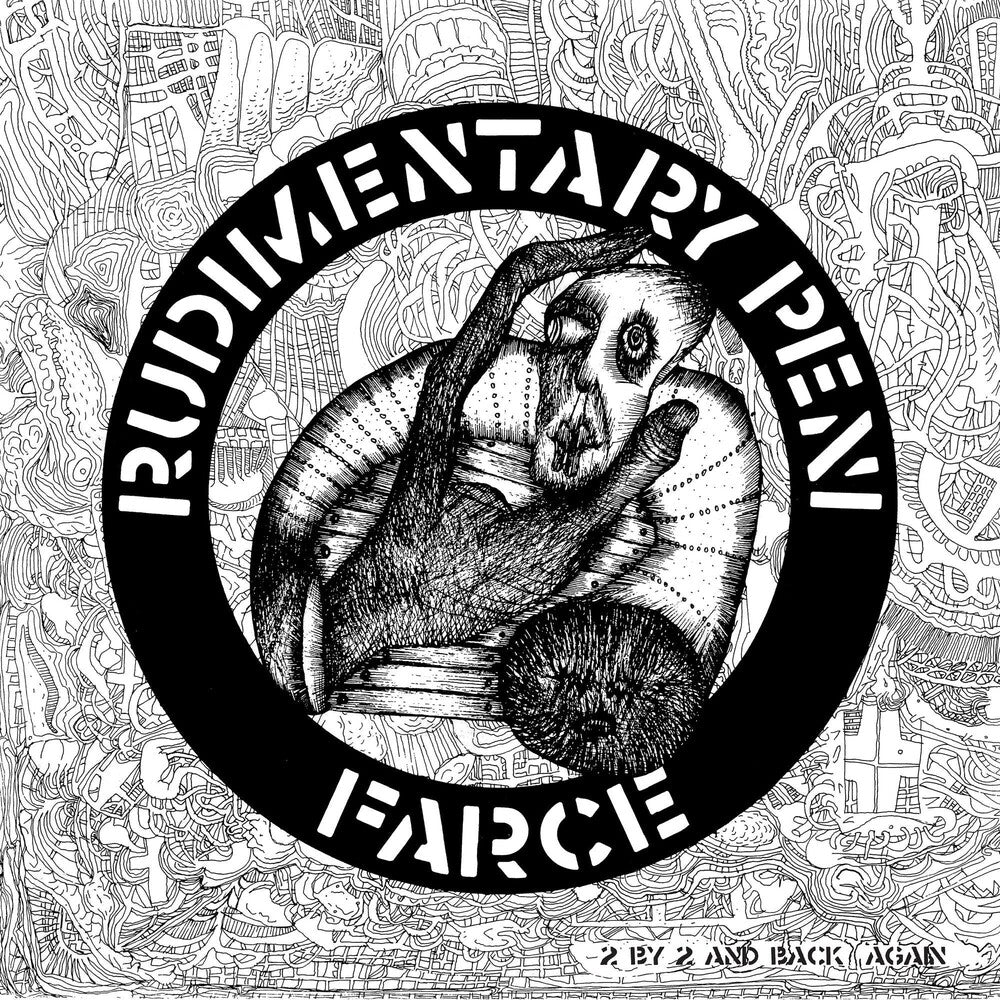 the album cover for Rudimentary Peni - Farce