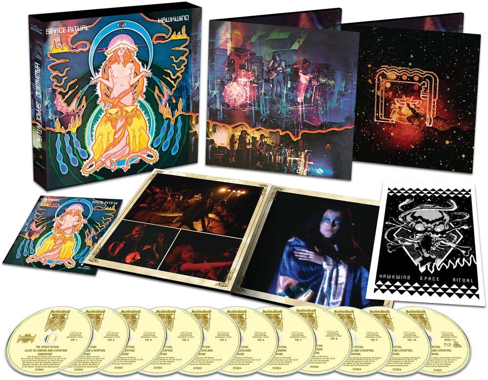 the album cover for Hawkwind - Space Ritual - 50th Anniversary (Box) (Wbr) (Uk)