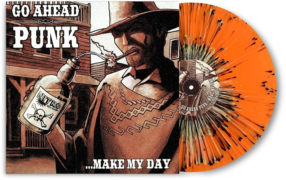 the album cover for Go Ahead Punk Make My Day / Var (Blk) (Colv) (Org) - Go Ahead Punk Make My Day / Var (Blk) [Colored Vinyl] (Org)