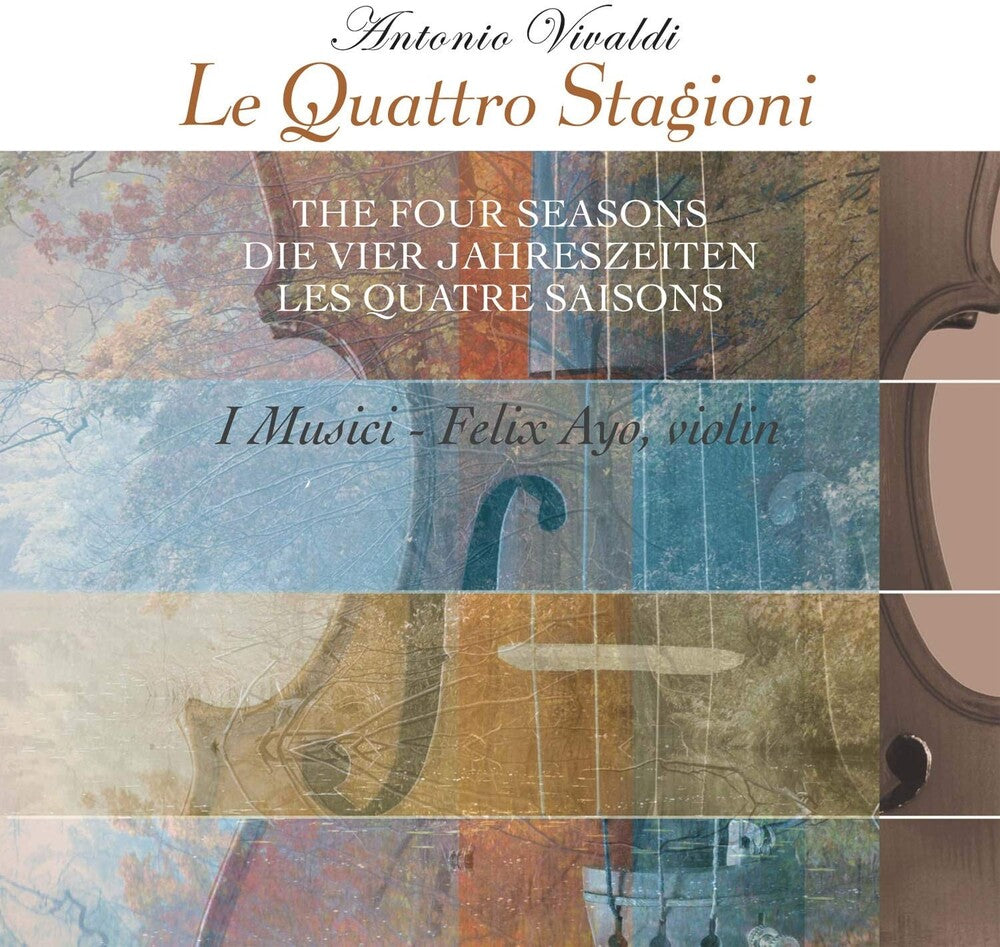the album cover for Vivaldi / Felix Ayo  / I Musici - Vivaldi: Four Seasons (Blk) [Colored Vinyl] (Grn) [Limited Edition]
