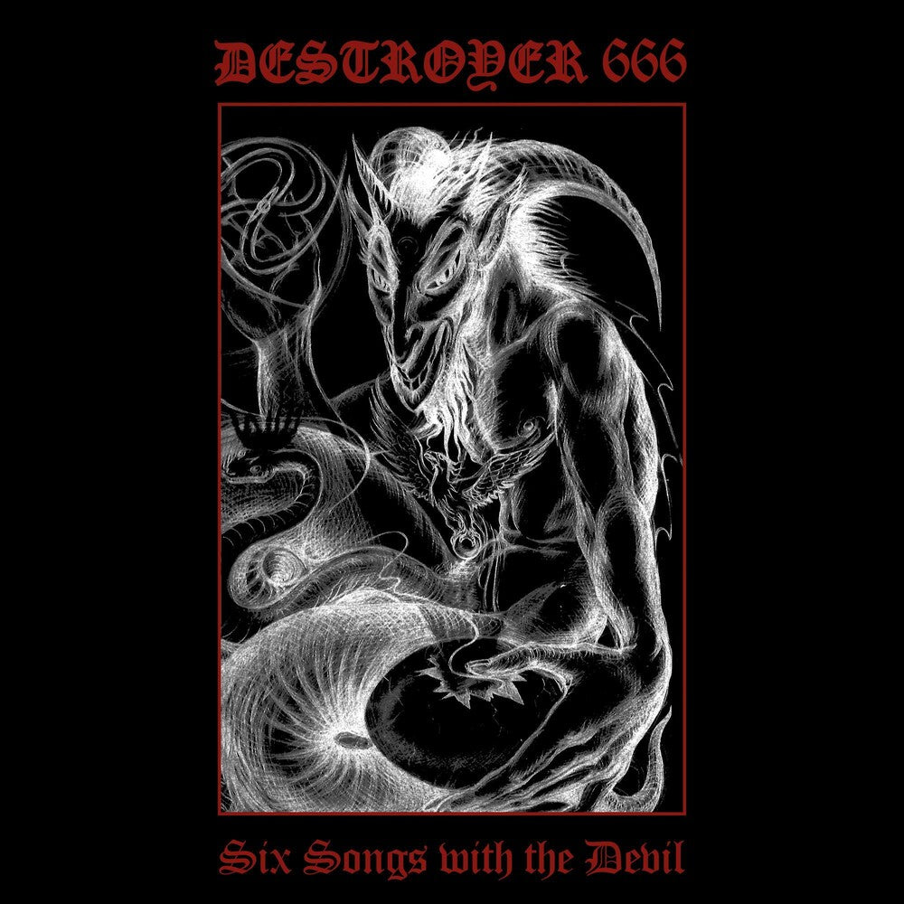 the album cover for Destroyer 666 - Six Songs With The Devil [Limited Edition] [Digipak]