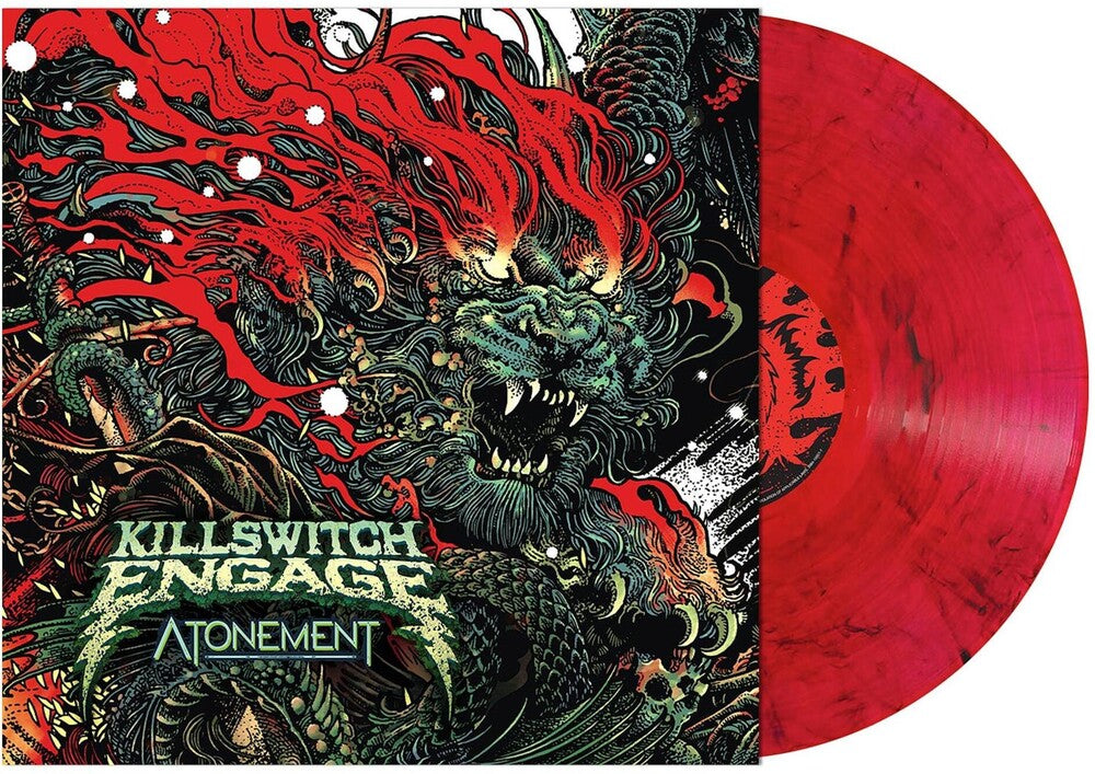 the album cover for Killswitch Engage - Atonement [Colored Vinyl] (Red) (Smok)
