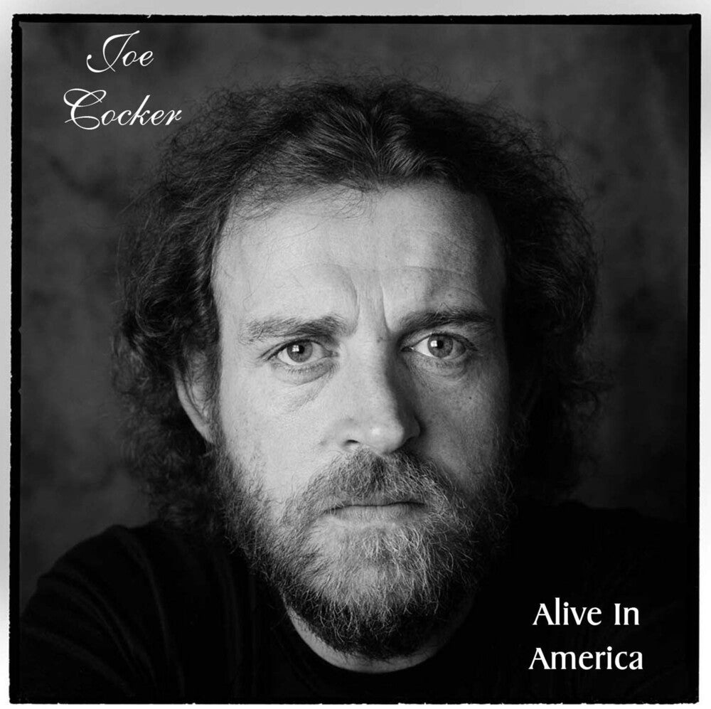 the album cover for Joe Cocker - Alive In America [Clear Vinyl] [Deluxe] (Gate) [Remastered]