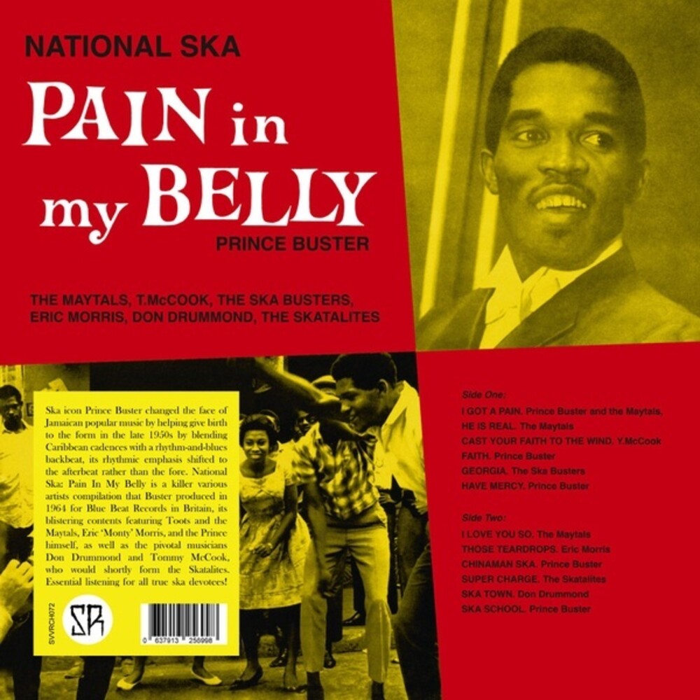the album cover for Prince Buster - National Ska: Pain In My Belly