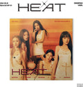 the album cover for i-dle - HEAT [DIGIPAK VER.]