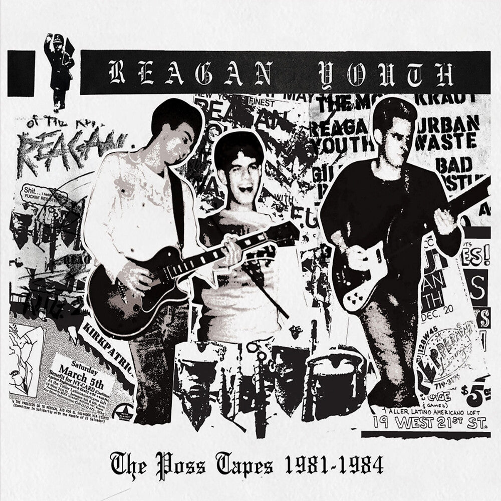 the album cover for Reagan Youth - Poss Tapes 1981-1983