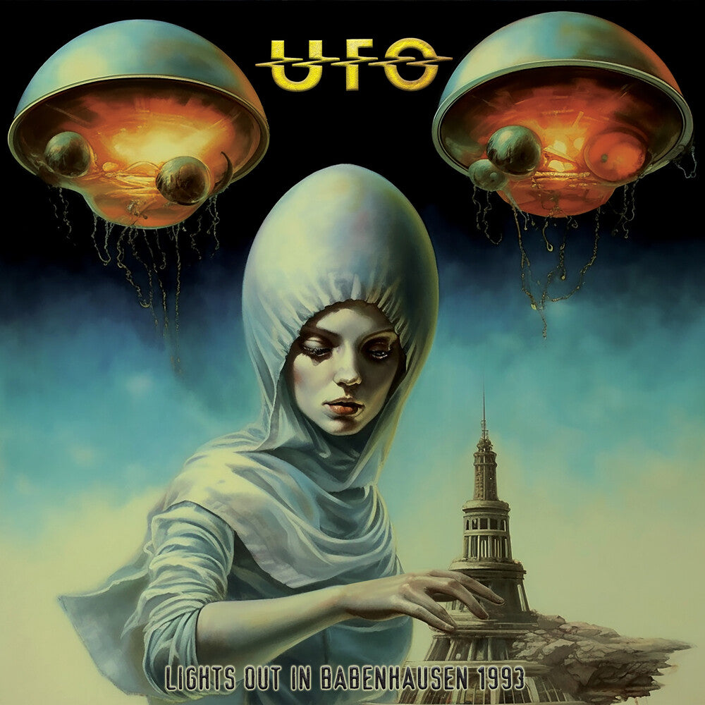 the album cover for UFO - Lights Out In Babenhausen 1993