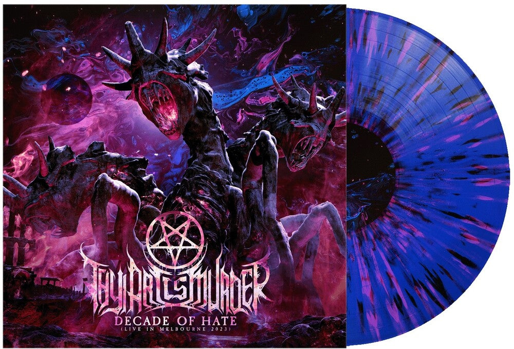 the album cover for Thy Art Is Murder - Decade Of Hate (Live In Melbourne 2023) - Blue