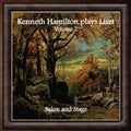 the album cover for Kenneth Hamilton - Kenneth Hamilton Plays Liszt, Volume Two: Salon