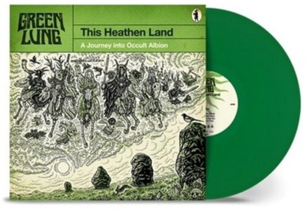 the album cover for Green Lung - This Heathen Land - Green [Colored Vinyl] (Grn)