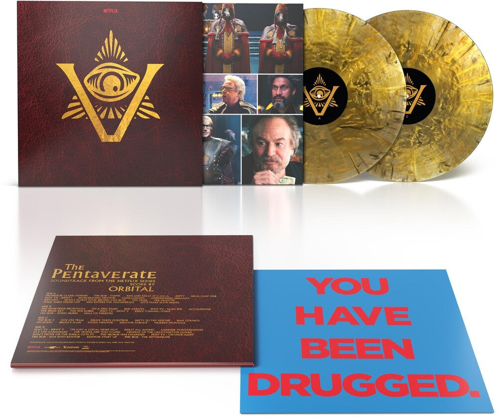 the album cover for Orbital (Blk) (Colv) (Gol) (Ltd) (Smok) - Pentaverate (Soundtrack For The Netflix Series)