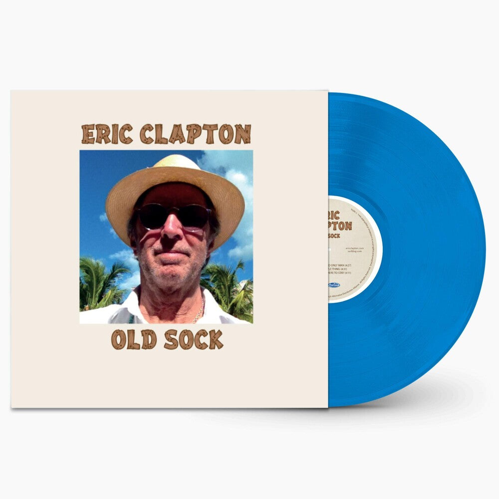the album cover for Eric Clapton - Old Sock: 10th Anniversary [Blue LP]