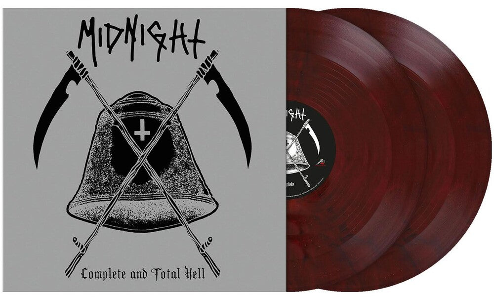 the album cover for Midnight - Complete & Total Hell (Blk) [Colored Vinyl] (Red)