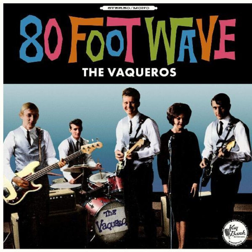 the album cover for Vaqueros - 80 Foot Wave [Colored Vinyl] (Trq)