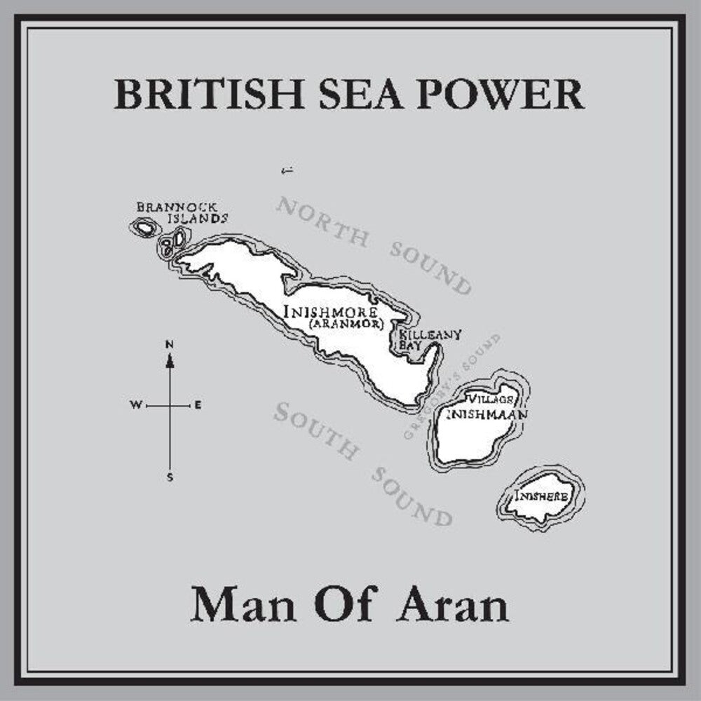 the album cover for British Sea Power - Man Of Aran (Blue) [Colored Vinyl] (Ylw)