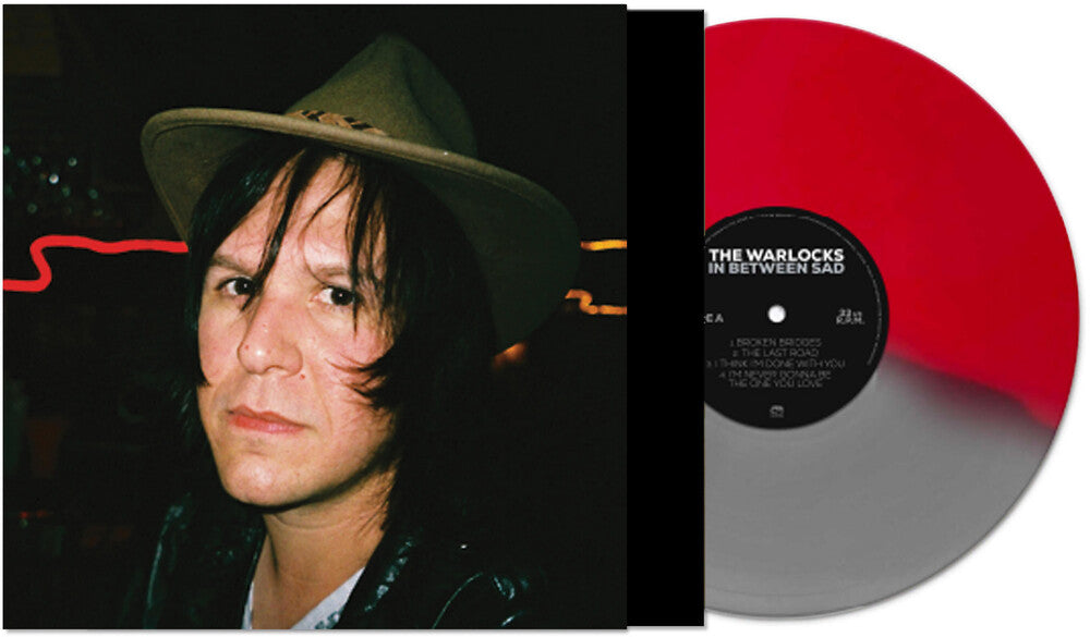 the album cover for Warlocks - In Between Sad - Silver/Red [Colored Vinyl] (Red) (Slv)