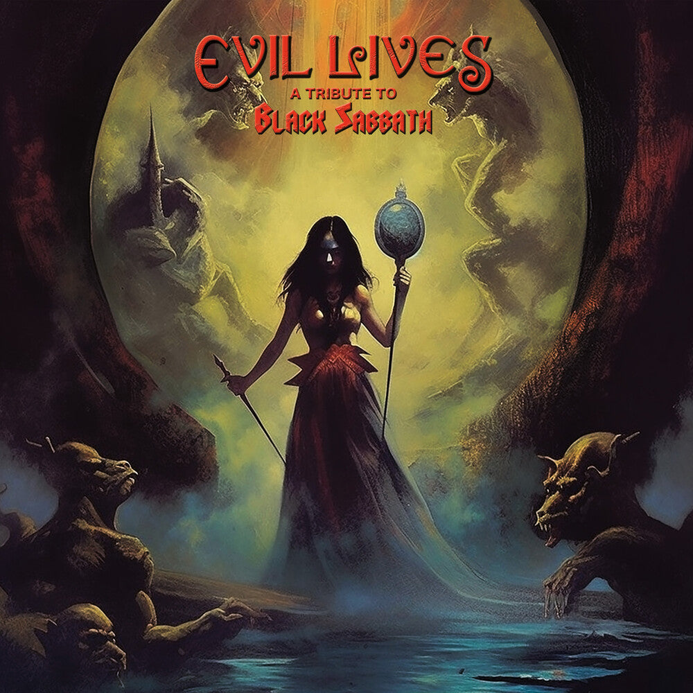 the album cover for Evil Lives - A Tribute To Black Sabbath / Var - Evil Lives - A Tribute To Black Sabbath / Var