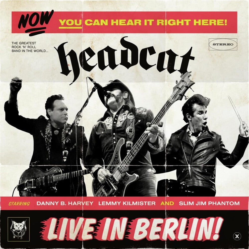 the album cover for Headcat - Live In Berlin