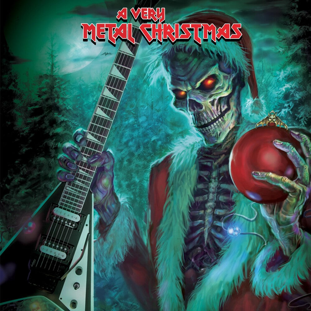 the album cover for Various Artists - A Very Metal Christmas [Red LP]