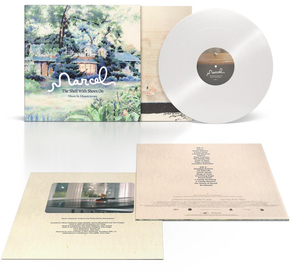 the album cover for Disasterpeace (Colv) (Ltd) (Wht) - Marcel The Shell With Shoes On [Colored Vinyl] [Limited Edition] (Wht)