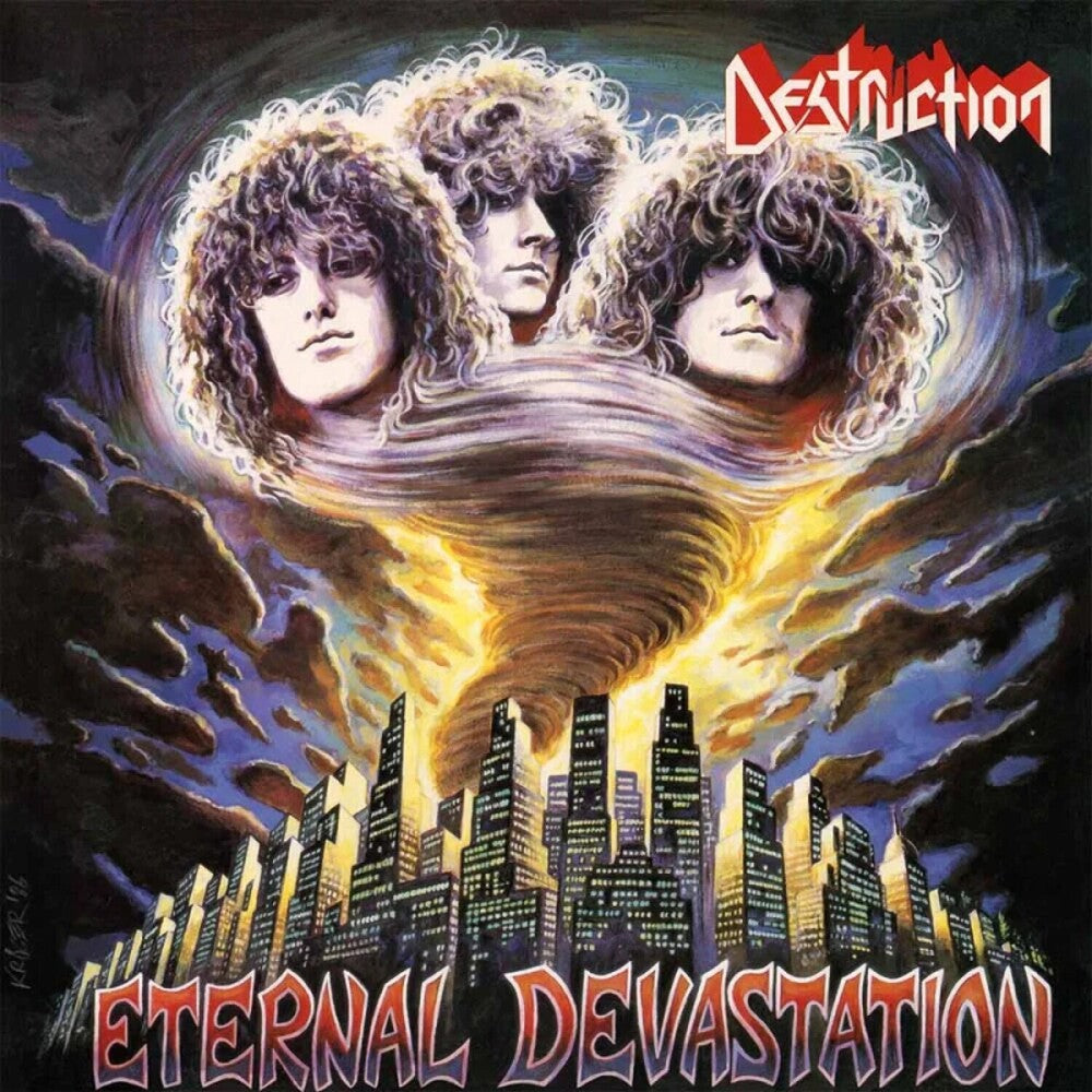 the album cover for Destruction - Eternal Devastation - Silver [Colored Vinyl] (Slv)