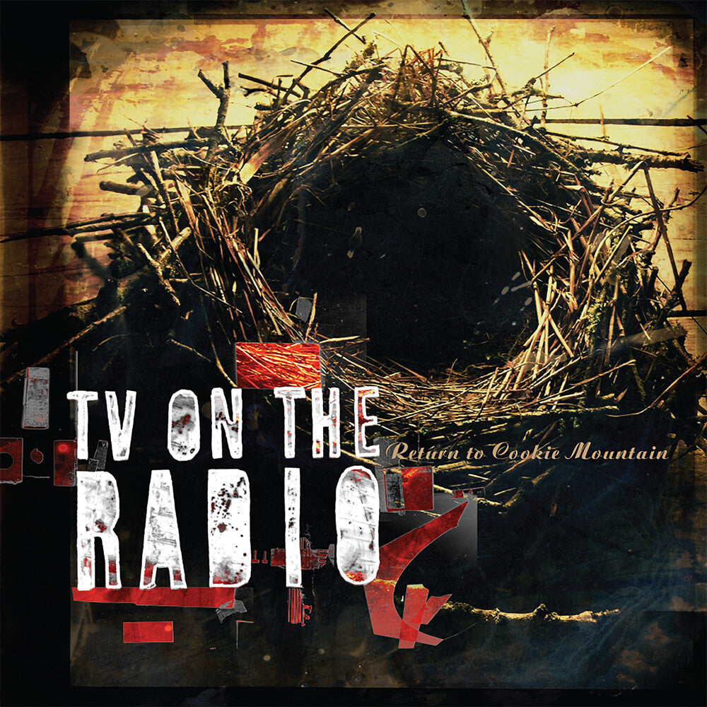 the album cover for TV On The Radio - Return to Cookie Mountain [Orange LP]
