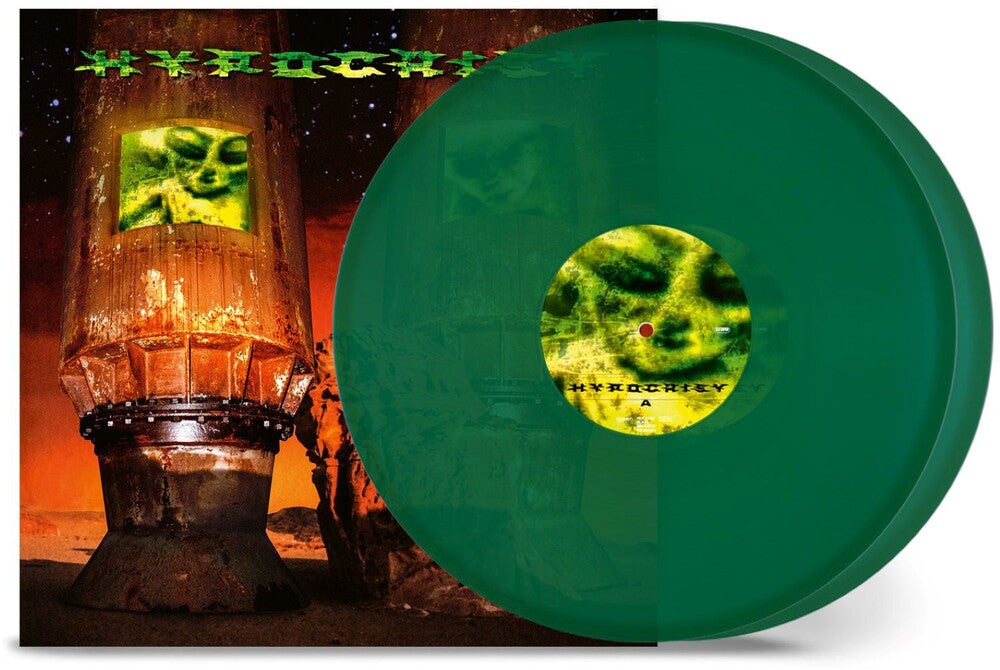 the album cover for Hypocrisy - Hypocrisy: Reissue 2023 [Indie Exclusive Limited Edition Transparent Green 2LP]