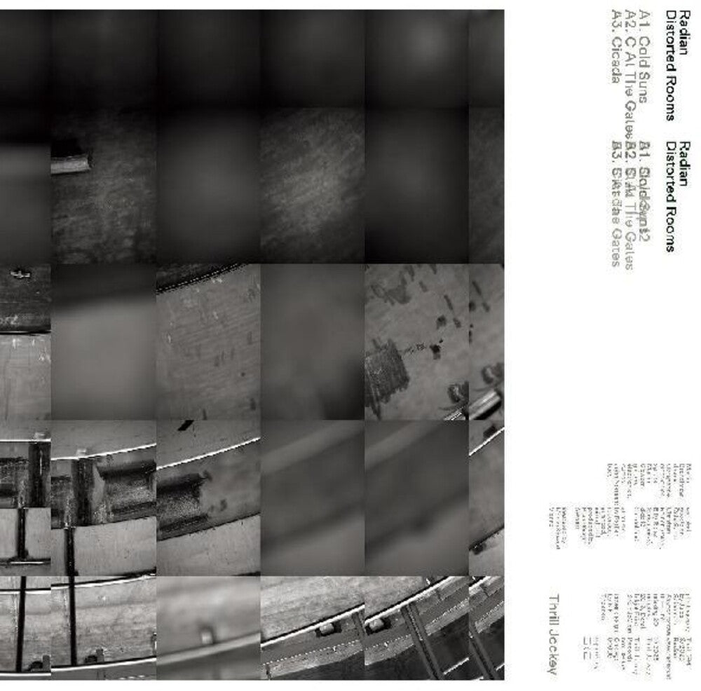 the album cover for Radian - Distorted Rooms [Download Included]