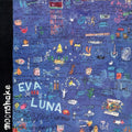 the album cover for Moonshake - Eva Luna (Blue) [Colored Vinyl] [Deluxe]