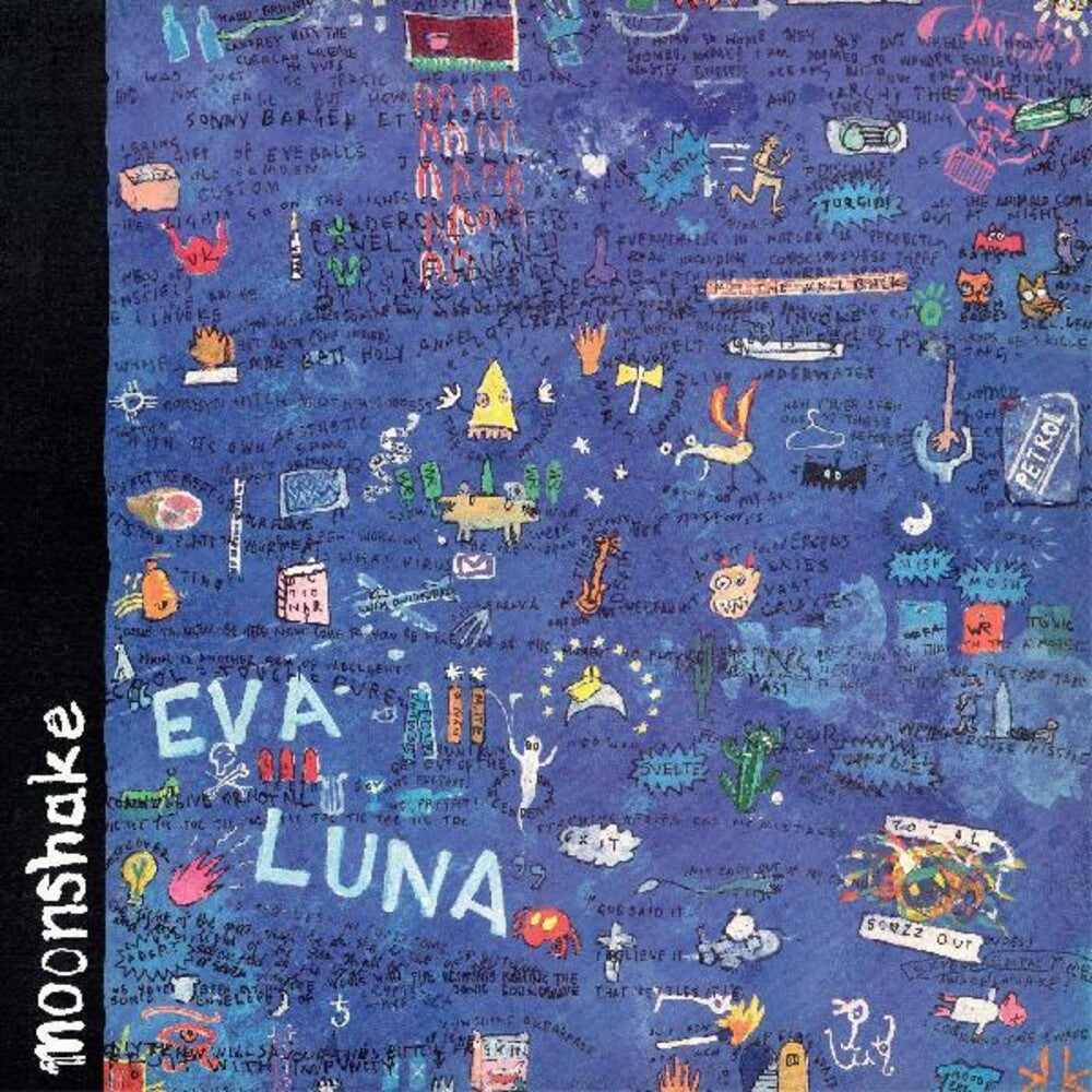the album cover for Moonshake - Eva Luna (Blue) [Colored Vinyl] [Deluxe]