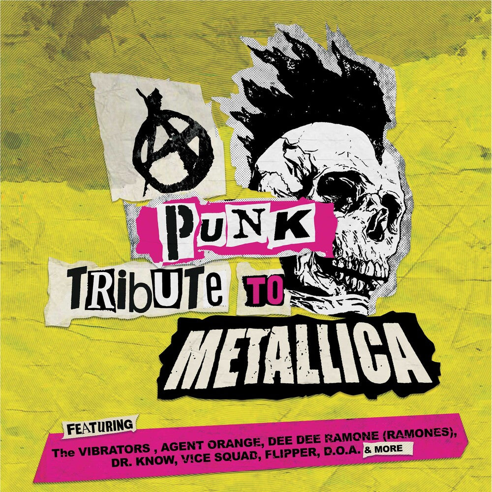 the album cover for Punk Tribute To Metallica / Various (Colv) (Red) - Punk Tribute To Metallica / Various [Colored Vinyl] (Red)