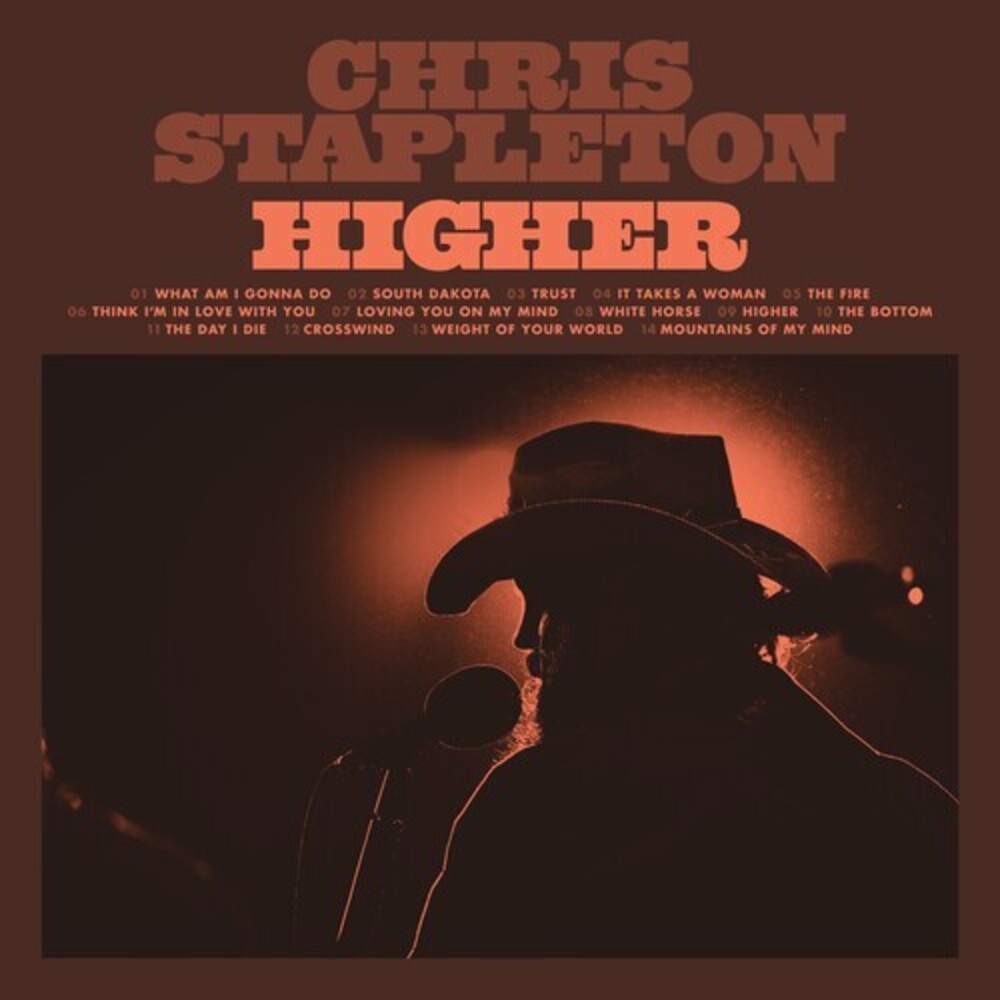 the album cover for Chris Stapleton - Higher [Indie Exclusive Limited Edition Bone 2LP]