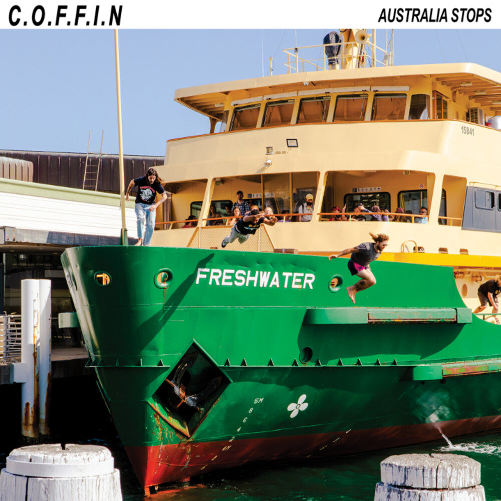 the album cover for C.O.F.F.I.N - Australia Stops
