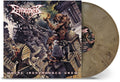 the album cover for Dismember - Where Ironcrosses Grow [Indie Exclusive] Sand Marble [Colored Vinyl]