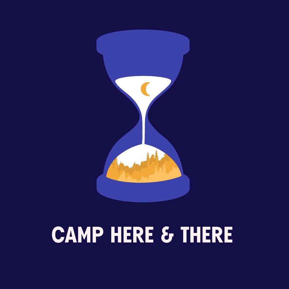 the album cover for Will Wood - Camp Here & There