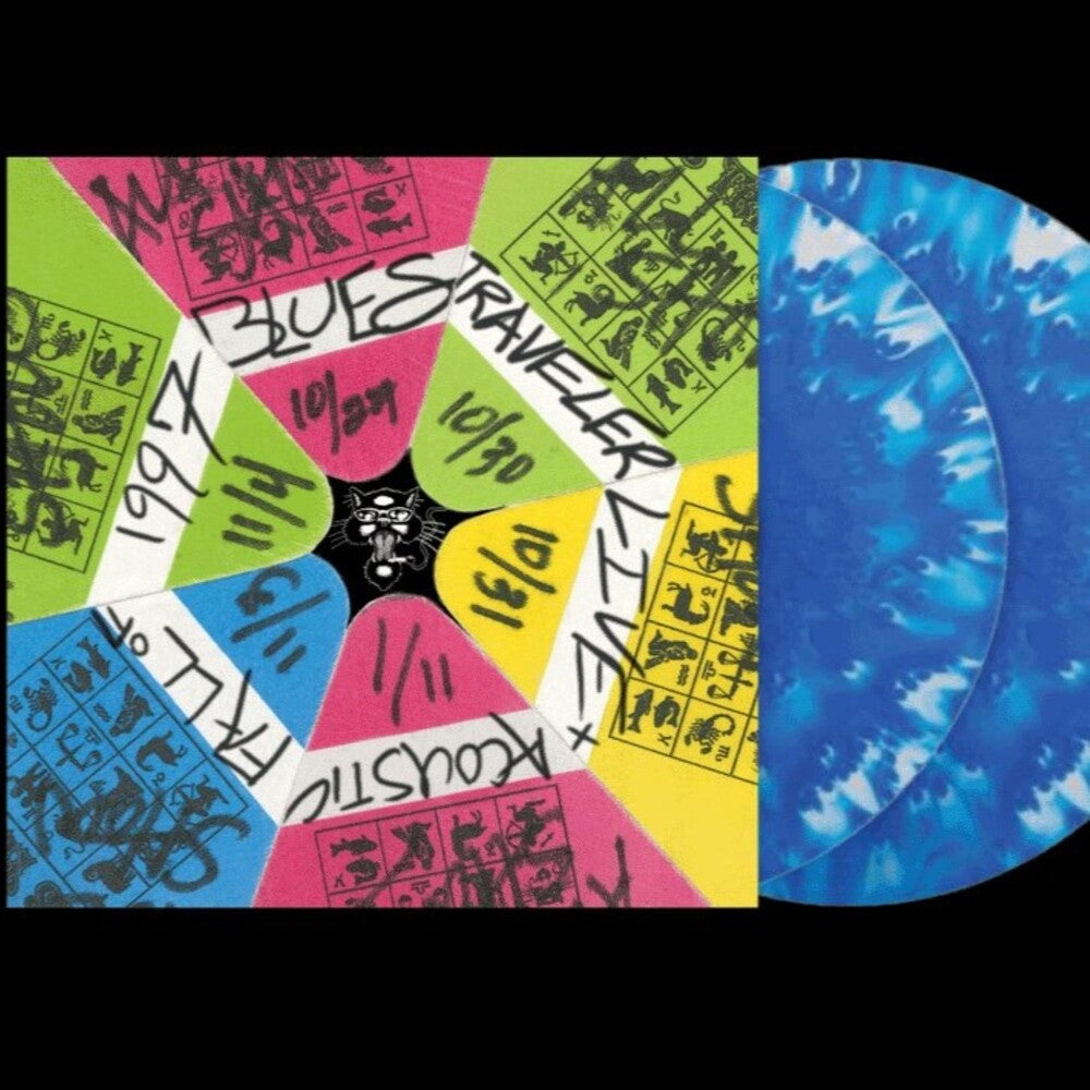 the album cover for Blues Traveler - Live And Acoustic: Fall Of 1997 [Colored Vinyl] [Limited Edition]