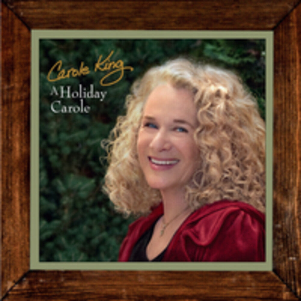 the album cover for Carole King - A Holiday Carole [LP]
